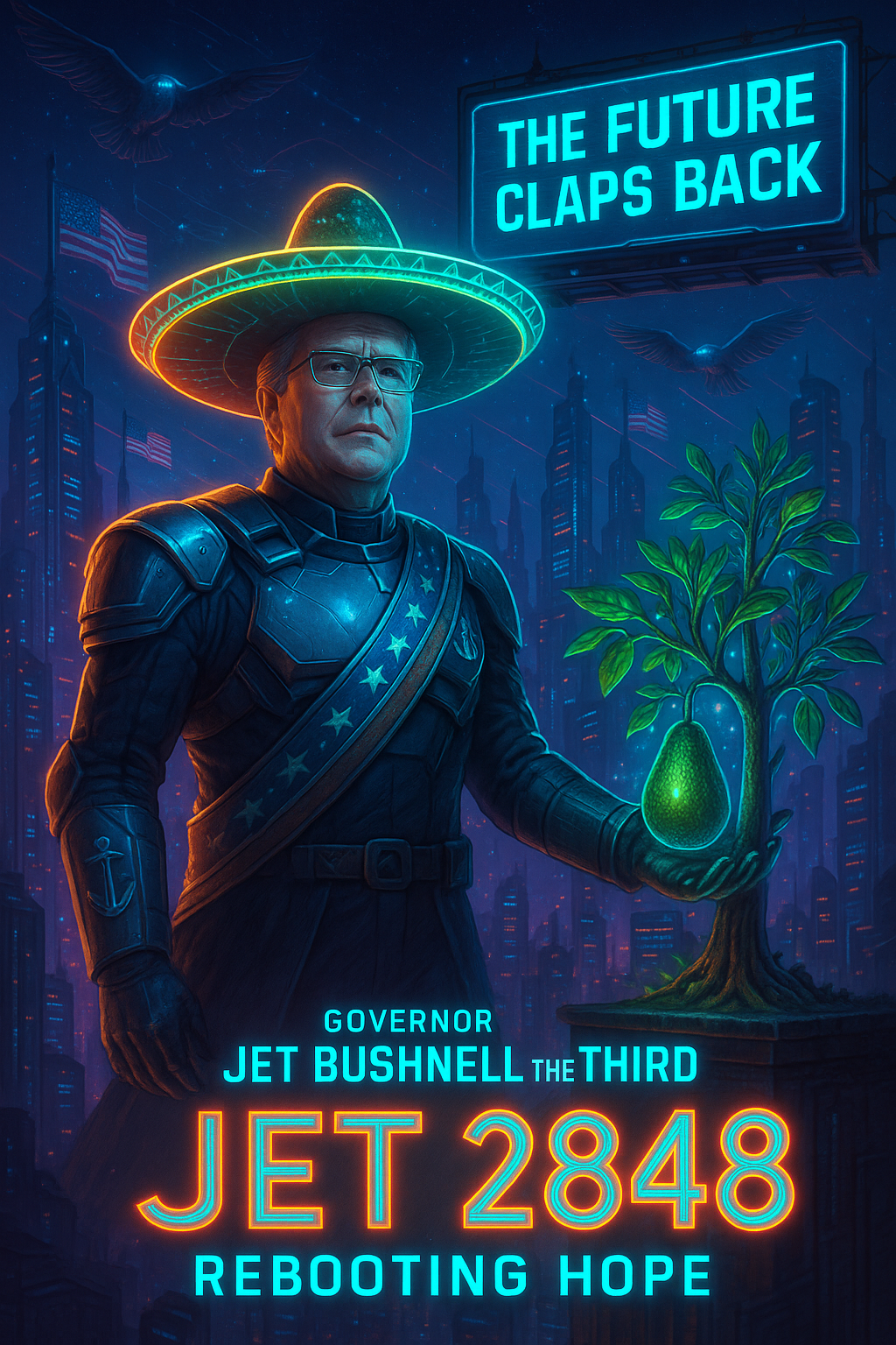 2 Jeb 2028: Make Civility Dippable Again.