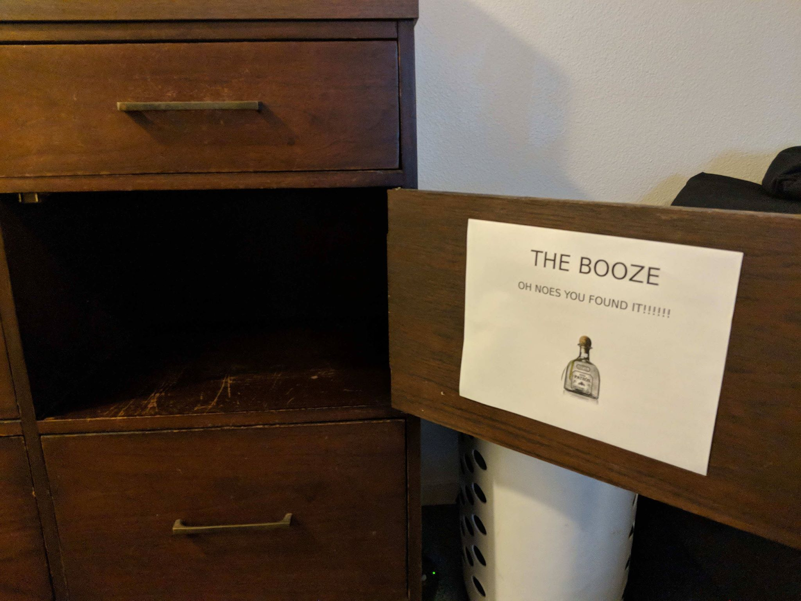 Booze Warning